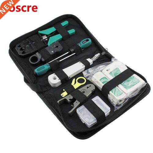 9 in 1 Network Tool Kits Professional Cat6 Rj45 Crimp Tool 8