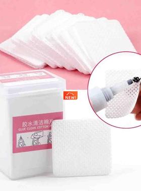 200/400Pcs Eyelash Extension Glue Remover Pads Lint-Free