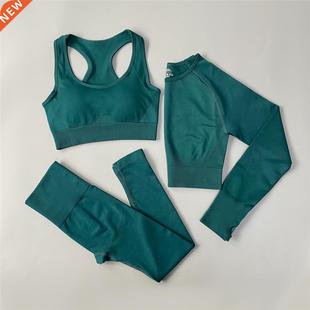 2//4pcs Seamless Yoga Set Women Gym Clothes Sportswear Yoga
