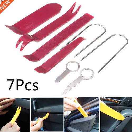 7pcs Car Disassembly Tools DVD Stereo Refit Kits Interior Pl