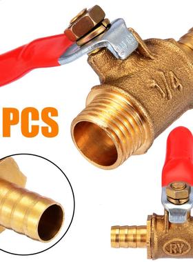 1/4'' PT Male 13mm to 8mm Threaded Ball Valves High Quality