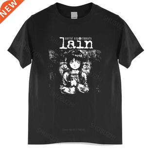 New Arrived Mens t shirt Serial Experiments Lain Tshirt Men
