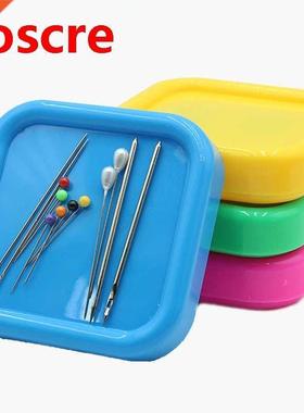 4 Colors Magnetic Box Storage Pins Case Needlework Storage