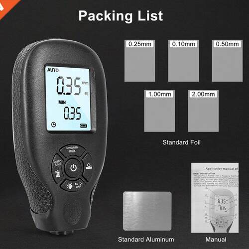 0-2000UM High-precision Digital Backlight LCD Automobile Fil