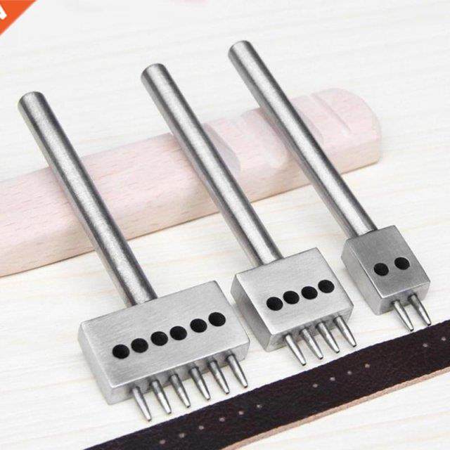 6mm Round Leather Punching Pitch Hole Tool Row Punch (2+4+6