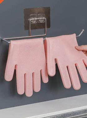 Self-Adhesive Towel Holder Rack Kitchen Toilet Paper Holder