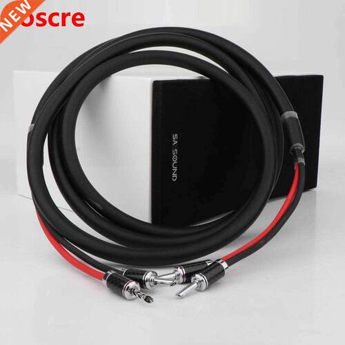HI-End OFC Copper Speaker Cable With Carbon Fiber Rhodium Pl