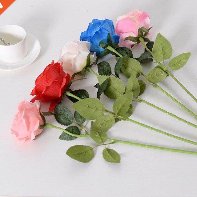 1pcs Beautiful Artificial Silk Roses Flowers Big BouquetWedd