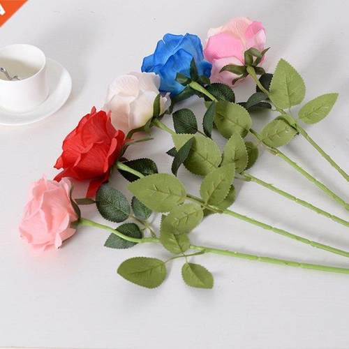 1pcs Beautiful Artificial Silk Roses Flowers Big BouquetWedd