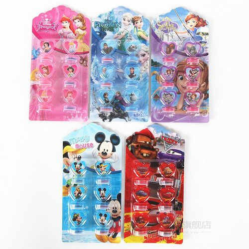 6pcs/set  Frozen Cars Princes Sofia Mickey Mouse Seal Stampe