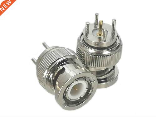 10Pcs Connector BNC Male plug Solder PCB Mount RF Adapter Co