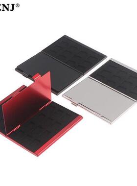 1 PC Fashion Silver Aluminum Memory Card Storage Case Box Ho