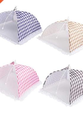 -Up Mesh Screen Food Cover Tent Umbrella, Reusable and Colla