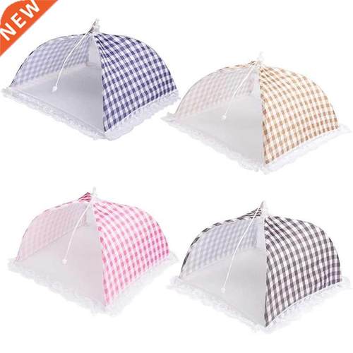 -Up Mesh Screen Food Cover Tent Umbrella, Reusable and Colla