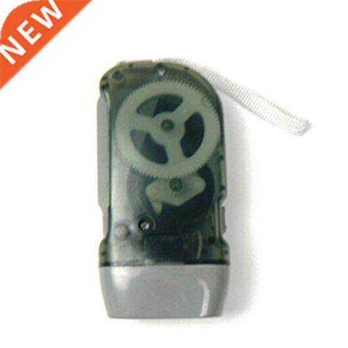 3 LED Dynamo Wind Up Flashlight Torch Light Hand Press Campi