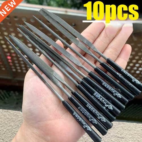 10Pcs Hard Metal Files Wood Files Carving Tools Suitable for