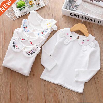 Spring Autumn Baby Toddler School Girls T Shirt Tops Kids T