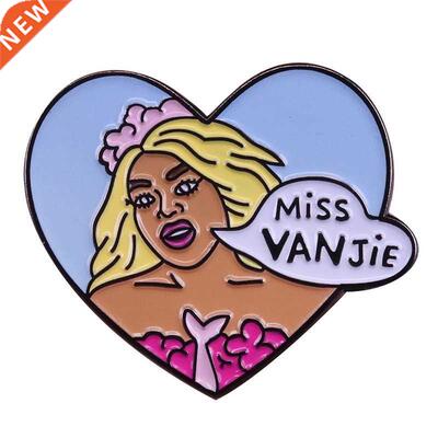 Miss Vanjie pin RuPaul's Drag Race brooch drag queen bad