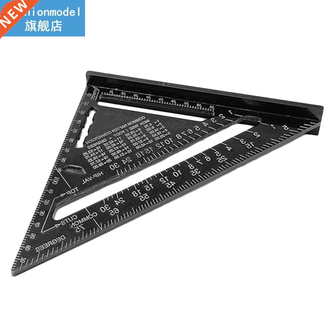 7inch Speed Square Metric Aluminum Alloy Triangle Ruler Squa