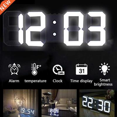 Towayer 3D Large LED Digital Wall Clock Date Time Celsius Ni