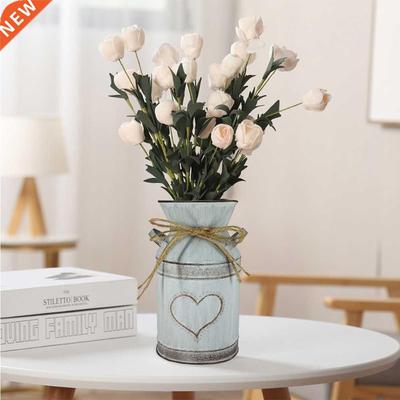 Garden Metal Flower Vases Home Wedding Artificial Flowers Bu