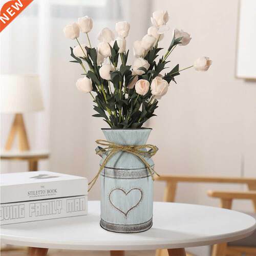Garden Metal Flower Vases Home Wedding Artificial Flowers Bu
