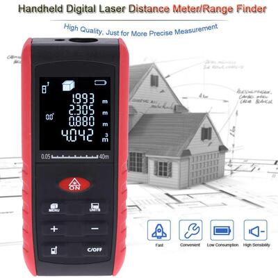Digital range finder tape measure construction tools Handhel