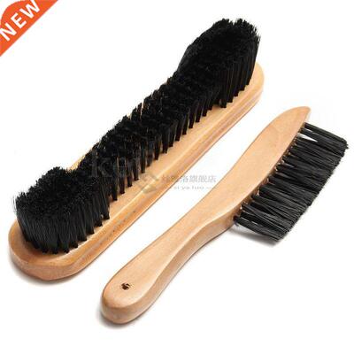 2Pcs Pool Snooker Billiard Table Brush Horsehair Rail Wooden