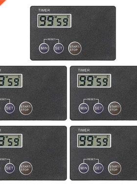 Timer Credit Card Size Digital Countdown Timer Magnetic Back