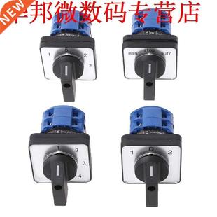 2/3/4 position 8 Terminals Rotary Cam Changeover Switch 660V