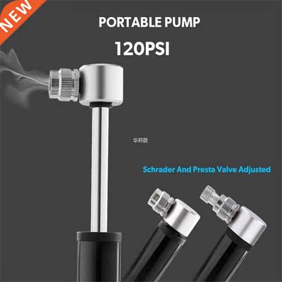 Outdoor Riding Portable Aluminum Alloy Mini Inflator Pump Bi