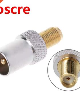 SM Femle Jck To TV IEC Mle Plug Coxil dpter RF Conne