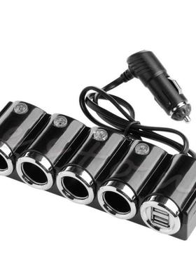 USB Cigarette 4 Way Car Lighter Socket Splitter Charger Powe