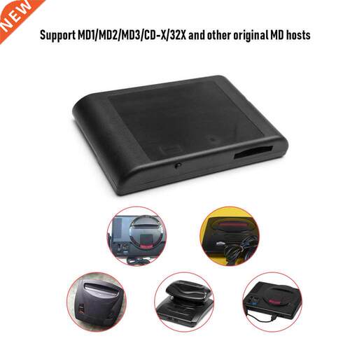 MD Cartridge Memory Card Adapter Game Storage Burning Card F