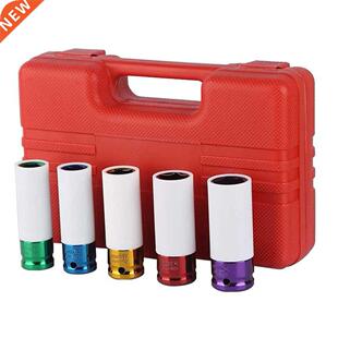 5PCS 1/2		 DR Tire Protection Sleeve Wall Deep Impact