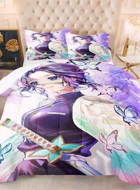 Anime Demon Slayer Kochou Shinobu Kamado Nezuko Cosplay Duve