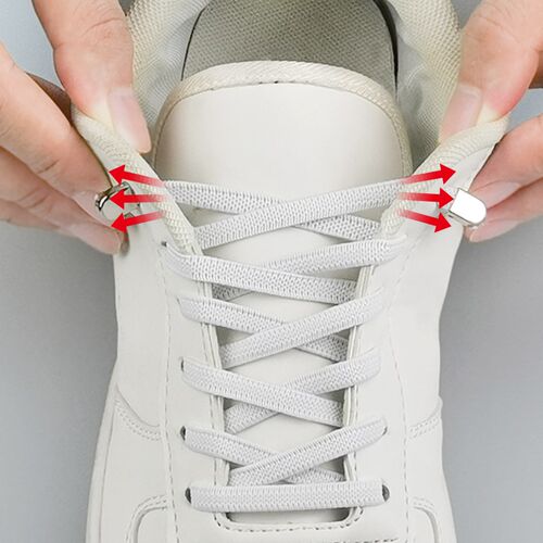 New Elastic No Tie Shoelaces Semicircle Shoe Laces For Kids