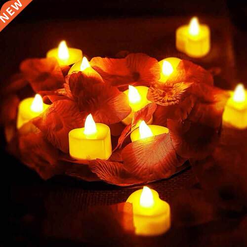 6Pcs/Set Candle Light Wide Application Visual Effect Plaic