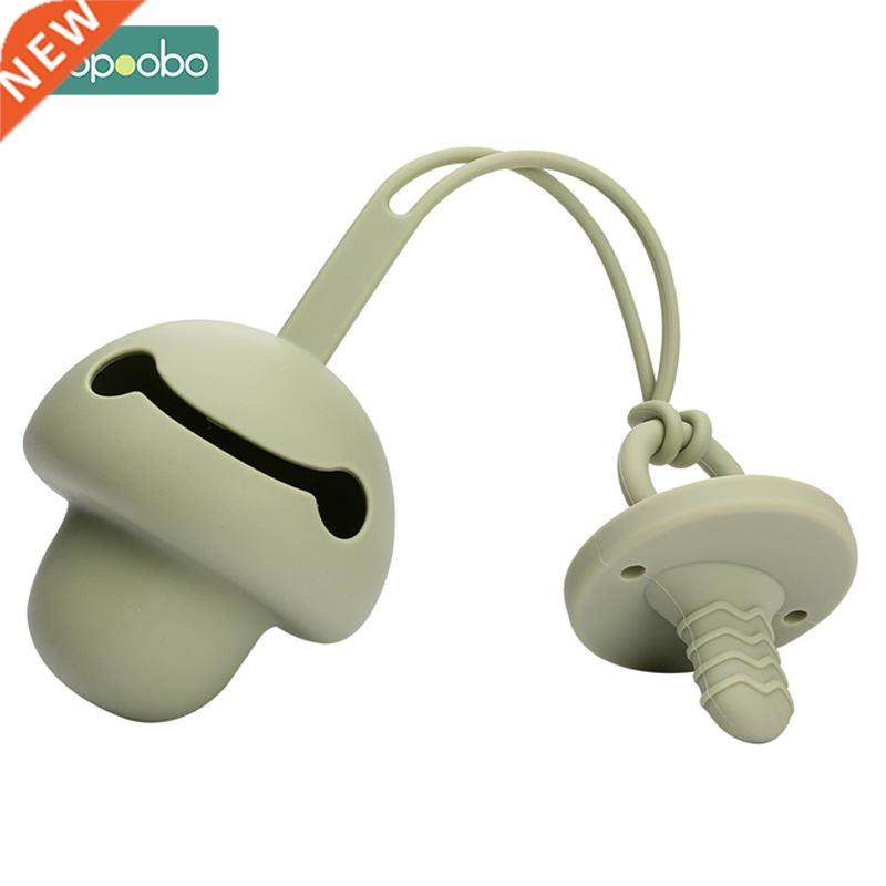 2Pcs/Set Baby Silicone Pacifier Holder BPA Free Infant Porta