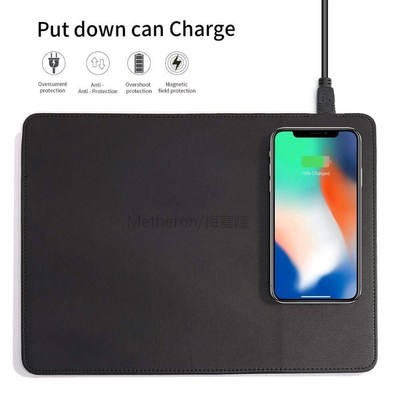 Mobile Phone Qi Wireless Charger Charging Mouse Pad Mat For