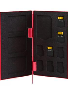 Memory Card Case Storage Box Portable Aluminium Alloy 4*SD +