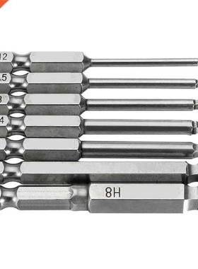 7pcs 65mm Hex Bits Set Ball He Bits Drill Hand Power Drive