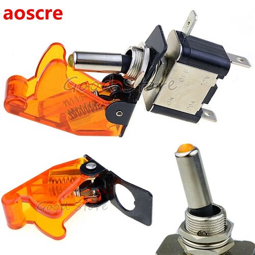 1Sets Yellow 12V 20A Auto Car Boat Truck Illuminated Led Tog