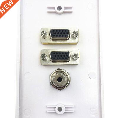 VGA Female with 3.5mm Audio Stereo Female Component Composit
