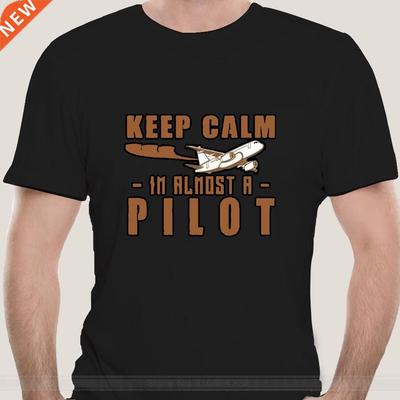 KEEP CALM IM A PILOT funny mens t shirt AVIATION AIRPLANE pl