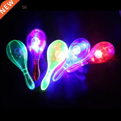 LED Maracas Flashing Light p Shake Toy Cheering Party Concer