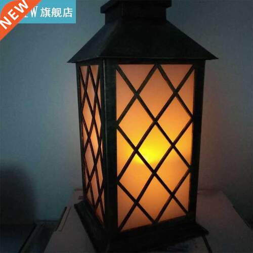 Vintage Garden Solar Powered LED Candle Table Lantern Hangin