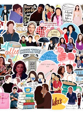 10/30/50pcs/pack Classic TV Show Gilmore Girls Graffiti Sti
