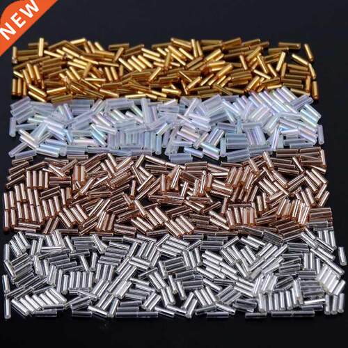 10g/Lot Gold Champagne Color Czech Glass Seedseads Spacer Tu