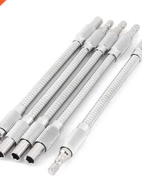 5pcs 1/4-inch Hex Drive Socket Flex Flexible Ratchet Extensi